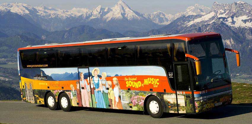 Panorama Sound of Music Tour bus 