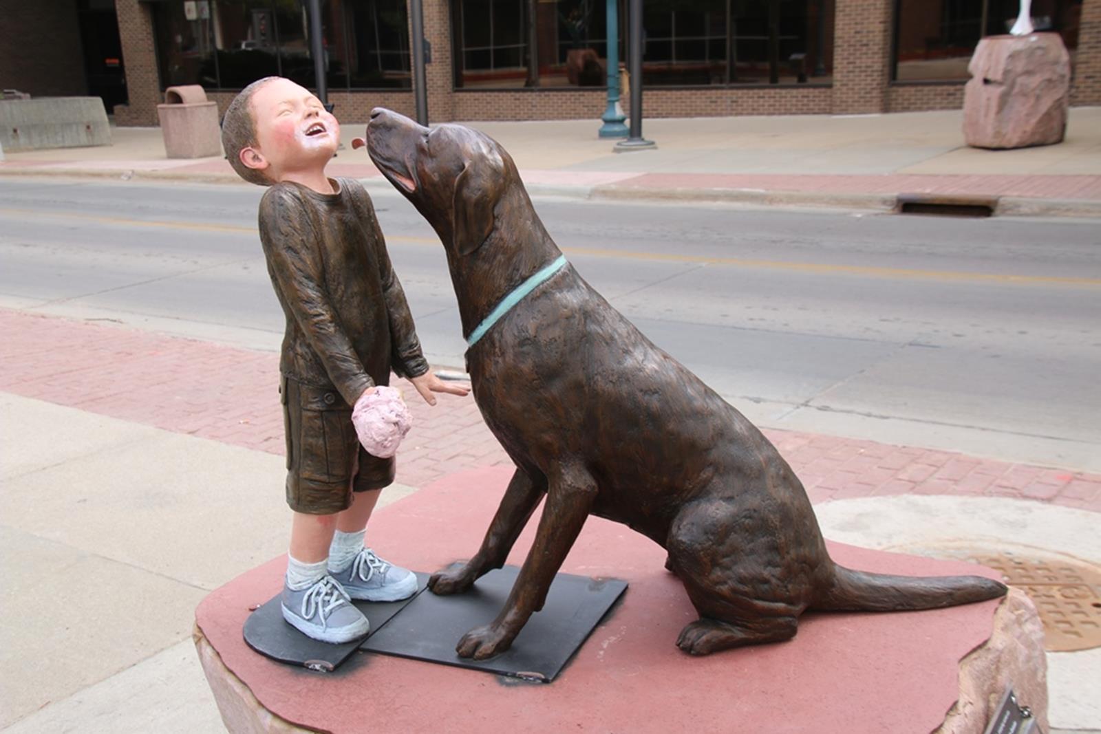 Sculpture Walk. Credit: Sioux Falls Convention & Visitors Bureau