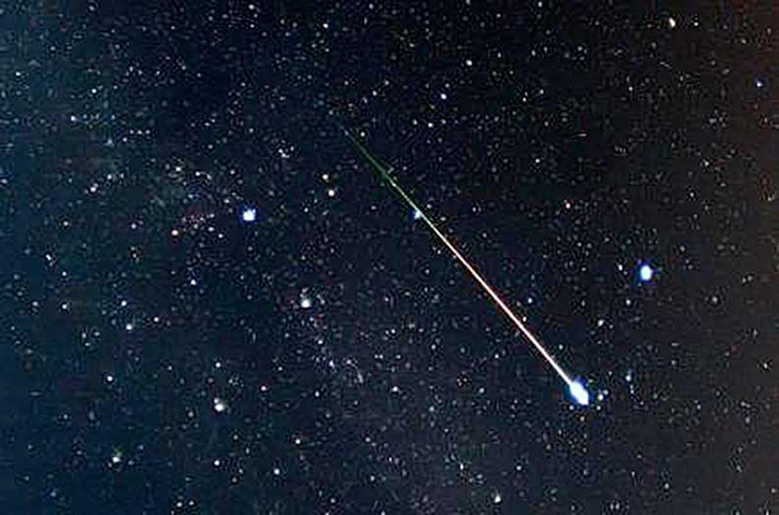 A meteor shower. Credit: National Park Service