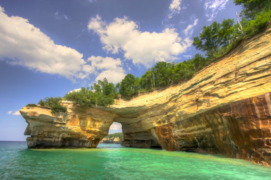 Pictured Rocks Lovers Leap