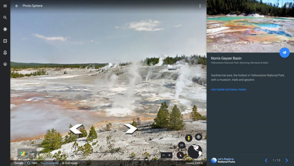 Explore national parks with virtual field trips