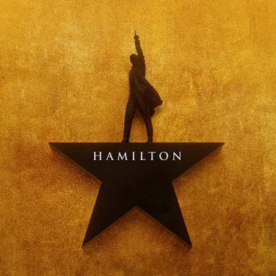 Hamilton is playing on Broadway in NYC