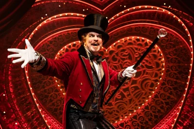 Eric Anderson as Harold Zidler in Moulin Rouge! The Musical - Photo by Matthew Murphy