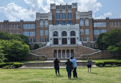 Little Rock Central High School National Historic Site outside shot. photo credit Jeremy Thompson via Flickr