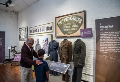 Military Treasures exhibit in Kentucky Military History Museum