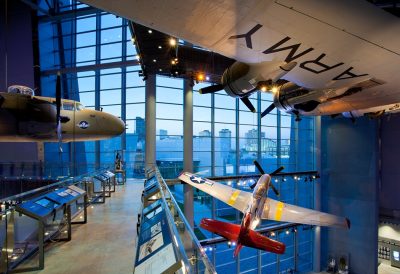 National WWII Museum in Louisiana_US Freedom Pavilion interior. photo credit Courtesy of The National WWII Museum